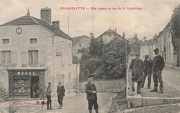 Champlitte * Rue Jaquet Et Rue De La République * Commerce Magasin MOREL - Champlitte
