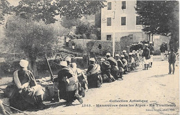 Delcampe - Manoeuvres Dans Les Alpes - En Tirailleurs - Manöver