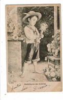 Delcampe - Cpa Marchand De FLEURS Jos Sühs Enfant Et Bouquets - Fliegende Händler