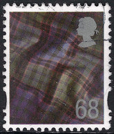 GREAT BRITAIN Scotland 2003 QEII 68p Greenish Yellow, Bright Magenta, New Blue, Grey-Black & Silver SGS117 FU - England