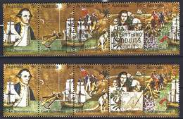 Australia 1970 Bicentenary Of Cooks Landing Se-tenant Strip 2 Strip Mnh** - Mint Stamps
