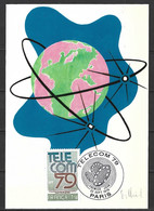 Delcampe - FRANCE. N°2055 De 1979 Sur Carte Maximum TELECOM'79. - Télécom