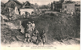 Delcampe - CPA Carte Postale France Ham  Mission Américaine Au Calvaire  VM62757ok - Ham