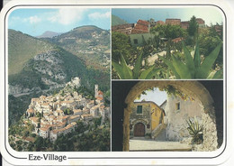 Delcampe - CPM  France  Provence Côte D’Azur  06  Alpes-Maritimes   Eze-village Vue Multiple 3 Vues Photo G. Chassagne - Eze