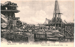 Delcampe - CPA Carte Postale France Ham  Le Génie Répare Les Ponts Détruits  VM62759ok - Ham