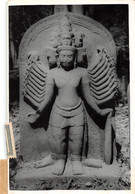 ¤¤  -  CAMBODGE   - Carte-Photo D'une Statue Dans Un Temple     -  ¤¤ - Cambodge
