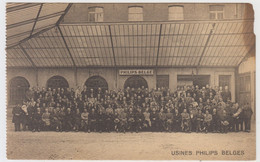 Delcampe - Usines Philips Belges à Lessines - Une Partie Du Personnel - Lessines