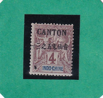 FRANCE (ex-colonies Et Protectorats) : CANTON Y/T N° 19* - Unused Stamps