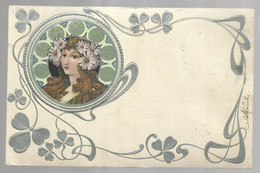 Delcampe - ***  ILLUSTRATOR : ???  ***  = ( Art - Deco  =  Stijl / Style  :  Mucha ) - Mucha, Alphonse