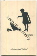 Delcampe - Ein Hungriges Völklein - Scherenbilder Signiert Berta Hindenlang August 1916 - Verlag Hermann A. Peters Bonn - Scherenschnitt - Silhouette