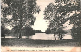 Delcampe - CPA Carte Postale France Mortefontaine  Parc De Vallière Etang De L'épine   1912 VM62769 - Senlis