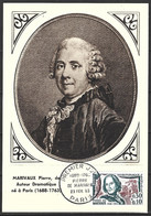 FRANCE. N°1372 De 1963 Sur Carte Maximum. Marivaux. - Ecrivains