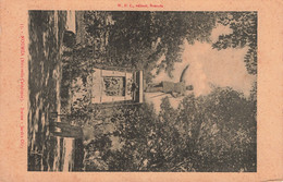 Nouvelle Calédonie - Nouméa - Statue Jardin Olry - Animé - Edit. W.H.C. - Carte Postale Ancienne - Nuova Caledonia