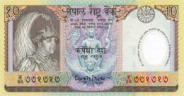Delcampe - NEPAL 2002 Rupees-10 COMMEMORATIVE Polymer BANKNOTE King GYANENDRA PICK #45 UNC - Népal