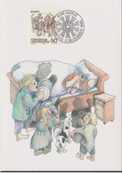 Delcampe - 1990 Liechtenstein MC 99 Mi: LI 1009°, Y&T: LI 950°, ZNr. LI 951°, Winterbräuche, Silvester - Neujahr