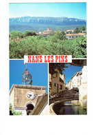 Cpm - [83] Var > Nans-les-Pins - Vue Générale église Cloche Fontaine - Nans-les-Pins