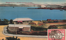 Nouvelle Calédonie - Les Hauts Fourneaux Et La Gare - Colorisé - Mer - Oblitéré Nouméa 1929 - Carte Postale Ancienne - New Caledonia