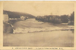 Delcampe - CPA Aire-sur-L'Adour La Digue De L'Adour Vue Du Pont - Aire