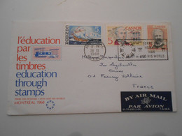 Canada , Lettre De Montreal 1968 Pour Ferney Voltaire - Lettres & Documents