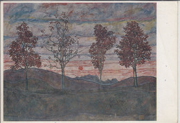 EGON SCHIELE - Vier Bäume V. 1917, Österr. Galerie In Wien - Schiele