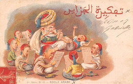 Delcampe - Algérie - Métier - Ecole Arabe - Illustrateur Assus 1903 - Précurseur écrit à Agnès Chapuis, Crédit Lyonnais De Besançon - Berufe