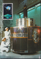 1991 Liechtenstein MC 100 Mi: LI 1012°, Y&T: LI 953°, ZNr. LI 954°, EUROPA, Satellit. Meteosat - Cartas & Documentos