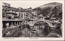 Delcampe - POSTAL DE ONDARROA DEL PUENTE Y PESCADERIA  (MANIPOL) - Vizcaya (Bilbao)