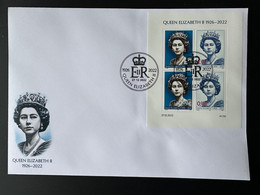 £0 0€ 2022 - FDC - Feuillet Kleinbogen " Queen Elizabeth II " Matej Gabris - Erinofilia