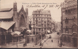 Delcampe - POSTAL DE VALENCIA DE LA CALLE CONDE SALVATIERRA DE ALAVA DEL AÑO 1929 - Valencia