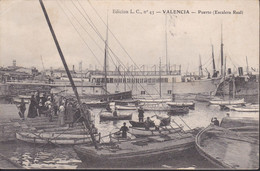 Delcampe - POSTAL DE VALENCIA DEL PUERTO - ESCALERA REAL DEL AÑO 1908 (EDICION L.C.) - Valencia