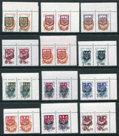 UKRAINE 1992 Kiev Trident Overprints Inverted In Pairs MNH / **  Michel 1-12 - Ukraine