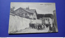 Delcampe - 93  Dugny école Communale Animée Enfants Seine Saint Denis Triboulet 1915 - Dugny
