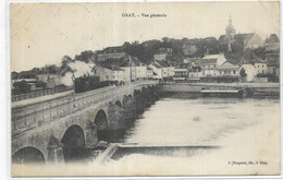 Delcampe - D 70. GRAY . VUE GENERALE TRAIN.  CARTE ECRITE - Gray