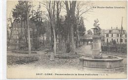 Delcampe - D 70. LURE. PROMENADES DE LA SOUS PREFECTURE. CARTE ECRITE AN 1918 - Lure