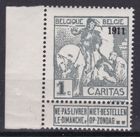 Belgique - COB 92 - Sans Trace De Charnière - ~150€ - 1910-1911 Caritas