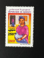 Djibouti Dschibuti 2022 Overprint Surchargé Sheet Planche Mi. 799 UNICEF Femme Woman Frau Action En Ukraine - Ucraina