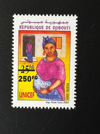 Djibouti Dschibuti 2022 Overprint Surchargé Sheet Planche Mi. 799 UNICEF Femme Woman Frau Action En Ukraine - Oekraïne