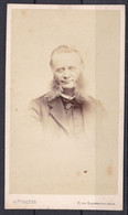 SUPERBE PHOTO CDV LILLE * MONSIEUR SANS MOUSTACHE MAIS AVEC DES PATTES ( FAVORIS ) - Bakkebaard - Photo VALTIER LILLE - Oud (voor 1900)