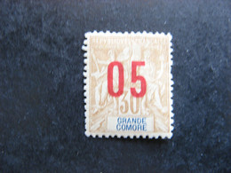 Grande Comore: N° 25 A Chiffres Espacés, Neuf X . - Unused Stamps