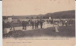 Delcampe - MAISONS-LAFFITTE (78) - Champ De Courses - L'Entrée Des Chevaux En Piste - En L'état - Maisons-Laffitte