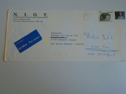 E0488.33  CANADA  Cover  Ca 1990  NIOT  Calgary Alberta   Sent To Hungary - Covers & Documents