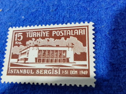 TÜRKİYE--1949 --15K  İSTANBUL FAİR   DAMGASIZ - Neufs