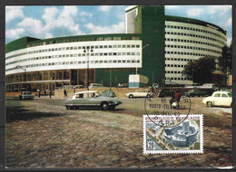 Delcampe - FRANCE. N°1402 De 1963 Sur Carte Maximum. Maison De Radio France. - Télécom