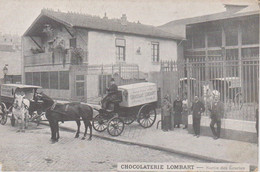 Delcampe - CPA Chocolaterie Lombart - Sortie Des écuries - Paris (13)
