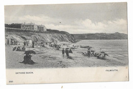 Postcard, Cornwall, Falmouth, Sea View, Cliffs, House, People, Early 1900s. - Falmouth