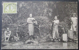 Indonesie Buitenzorg Waterbronnen  Java   Cpa  Timbrée Netherlands Indies - Indonesia