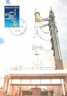 Delcampe - SUISSE 1979 - ARIANE Lanceur De L'Agence Spatiale Européenne - 06.09.1979 - Maximumkarten (MC)