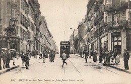 Brest * La Rue Jean Jaurès * Tram Tramway - Brest