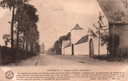 Delcampe - Waterloo Ferme De Mont Saint-Jean Début 1900 - école Communale LEERNE DEHONT Hulda 02/1921 - Waterloo