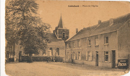 Delcampe - LINKEBEEK  PLACE DE L'EGLISE      !!!!!!!  ZIE HOEKEN         2 SCANS - Linkebeek